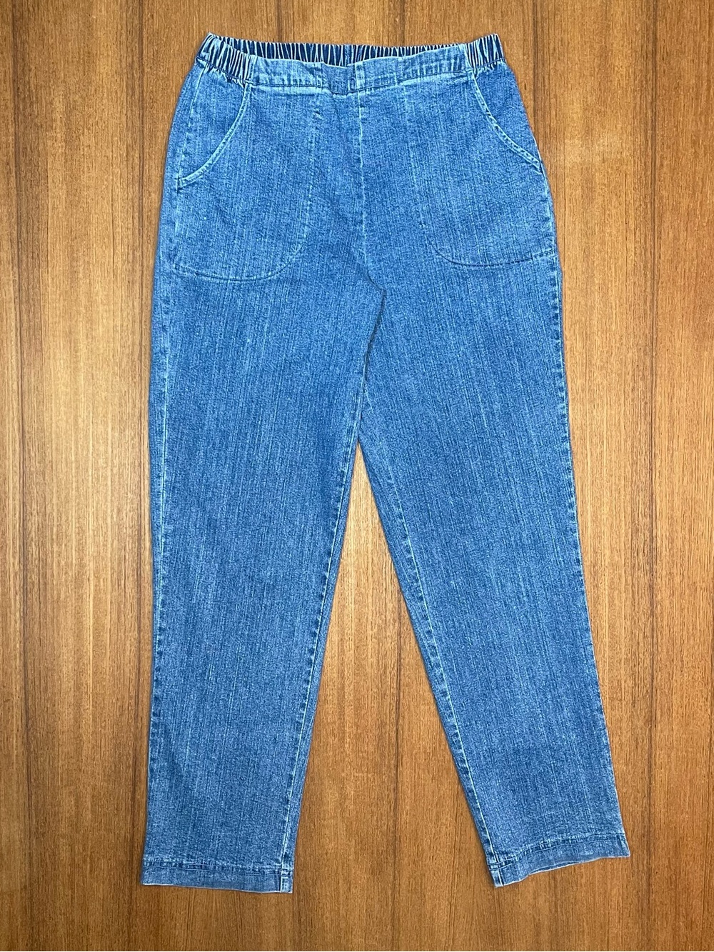Croft & Barrow Blue Pull On Stretch Denim Pants 10P